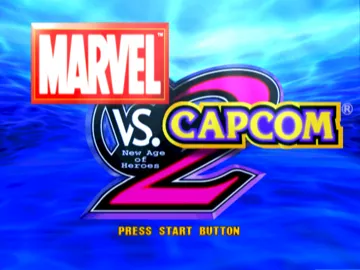 Marvel vs. Capcom 2 - New Age of Heroes screen shot title